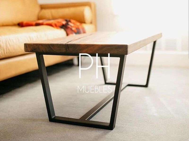 Mesa centro de sala de madera San Luis - PH Muebles | Construex