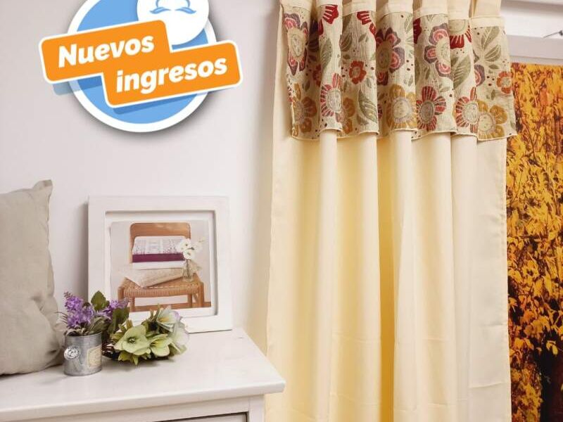 cortina decorativa con bordado argentina - Casa de Pedro | Construex