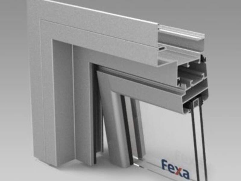 Perfil de aluminio desplazable Argentina - Fexa | Construex