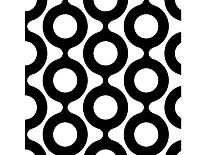 Papel tapiz circulos blanco/negro Argentina - CG revestimientos | Construex