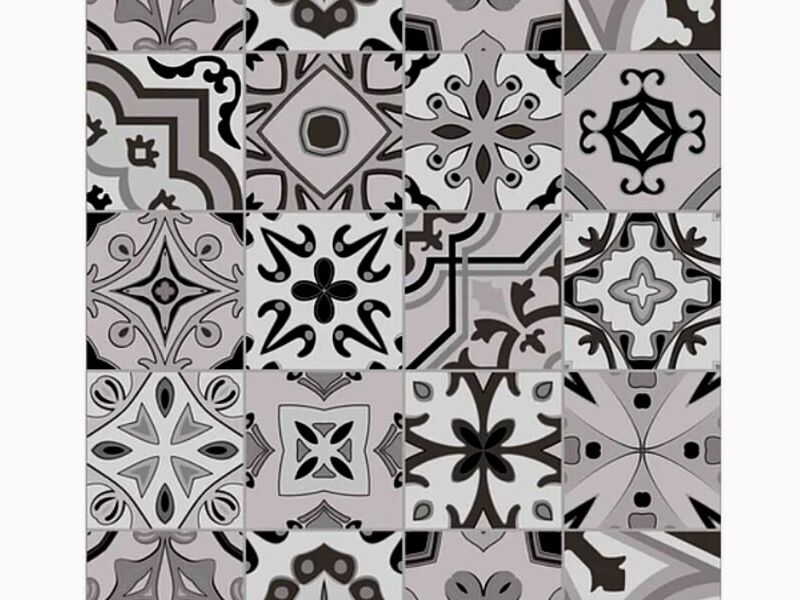Papel tapiz colores blanco/negro Argentina - CG revestimientos | Construex