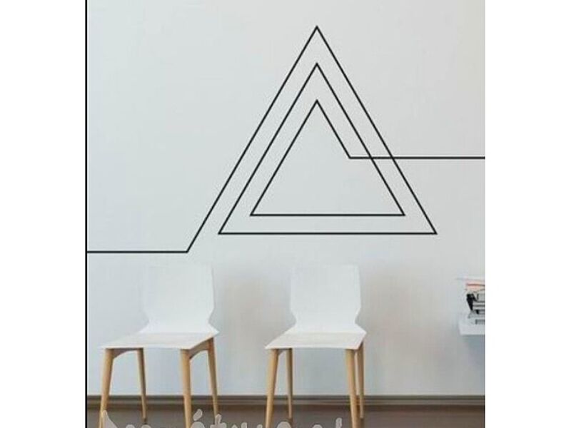 Diseño triangulo Argentina  - Decorá Tu Pared | Construex