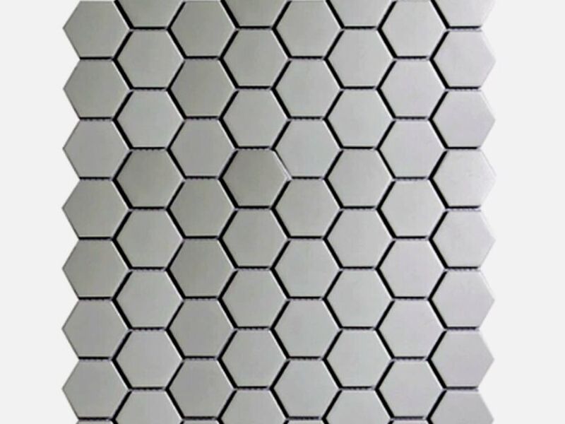 Mosaico hexagonal marmol blanco Argentina - LasAya Musivo | Construex