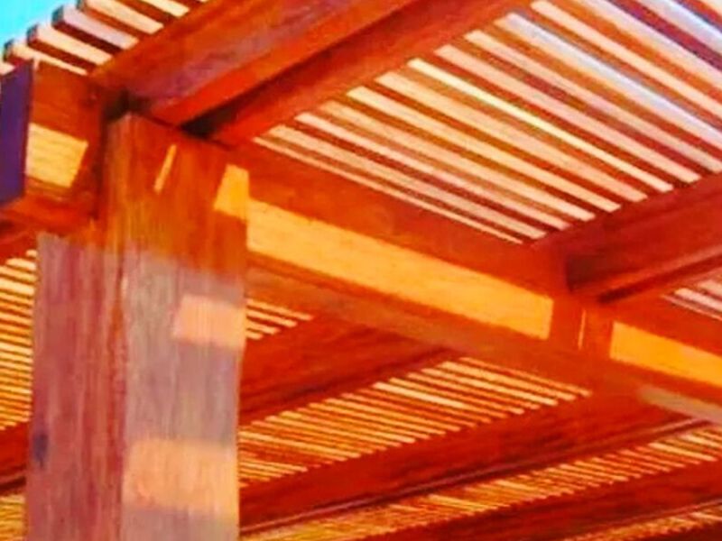 pérgola madera Argentina - SOLAIRE DESSIN | Construex