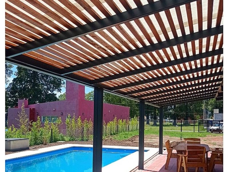 pérgola area piscina Argentina - TA-HIEL CONSTRUCCIONES | Construex