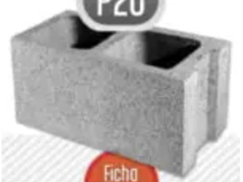 Bloque de cemento 20cm CC AR - Centro Constructor | Construex