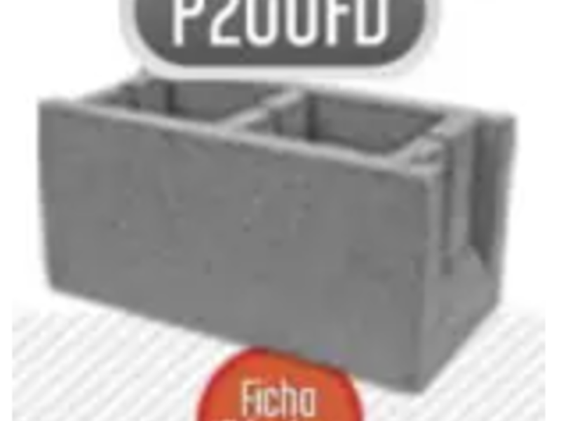 Bloques de cemento 20cm CC AR - Centro Constructor | Construex